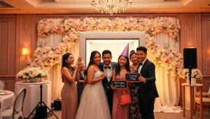 Capture memorable moments when you rent a photo booth with friends and family at events.