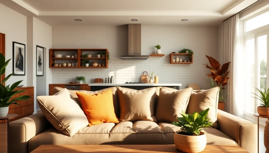 Revamp your living space with stunning home renovation designs and cozy decor in a bright setting.