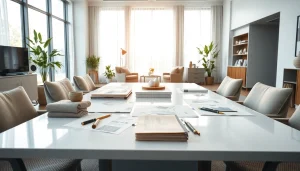 Découvrez l'espace de création de fredericjulien-design.fr, une atmosphère inspirante pour le design intérieur.