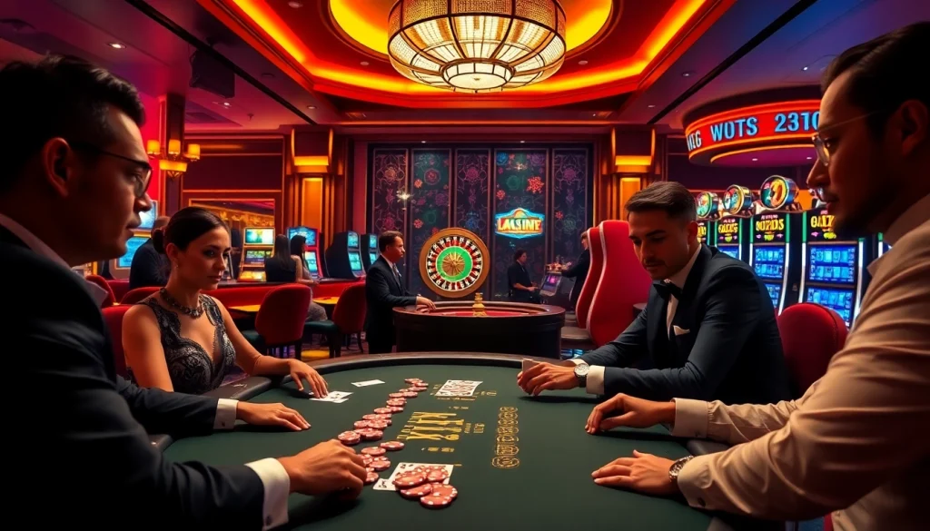 Experience the excitement of 789P with players engaged in thrilling casino games.