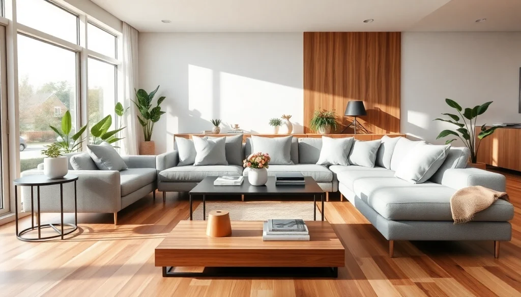 Ανακαλύψτε μοντερνα επιπλα σπιτιου σε κομψό σαλόνι με φυσικό φωτισμό