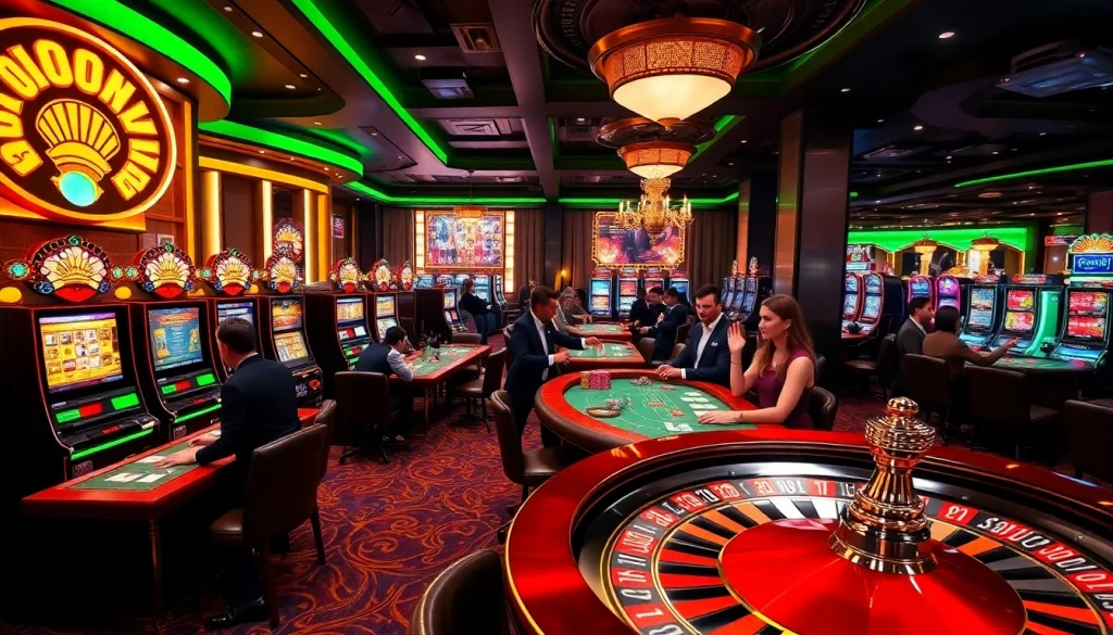 Experience thrilling gameplay at https://xx88.promo/ with vibrant casino tables and exciting slot machines.