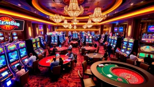 Experience the excitement of gem88 with vibrant casino games and sleek design.