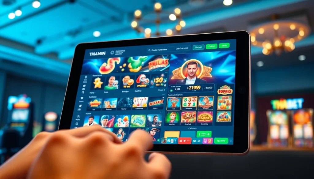Experience the thrill of online gaming at https://thabet.college/ with dynamic casino game visuals.