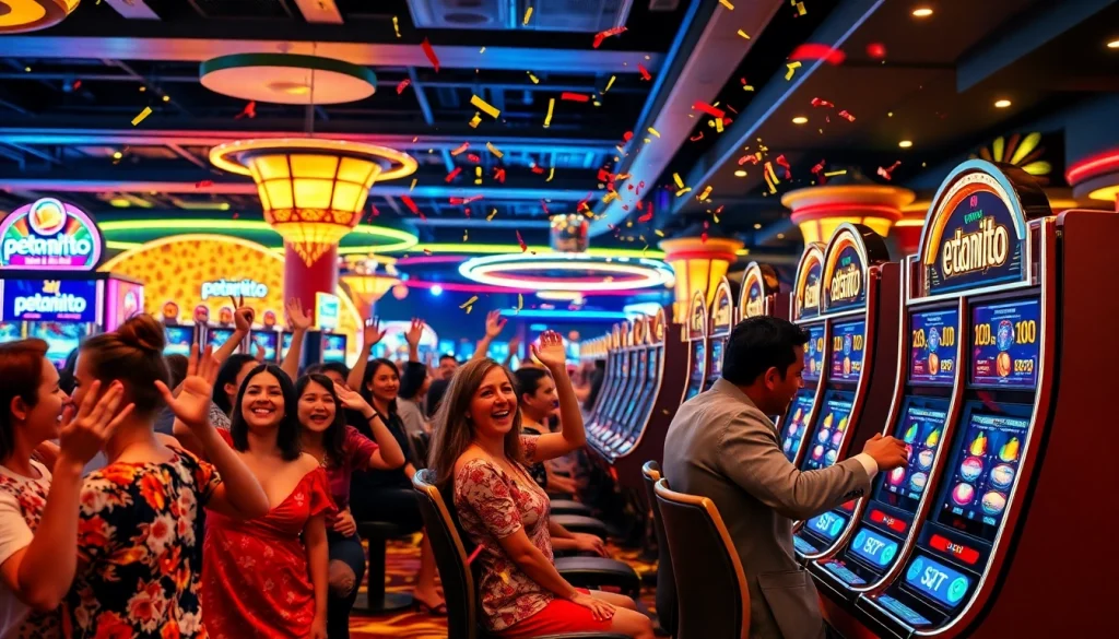 Menyaksikan para pemain menikmati kemenangan di petanitoto slot online.