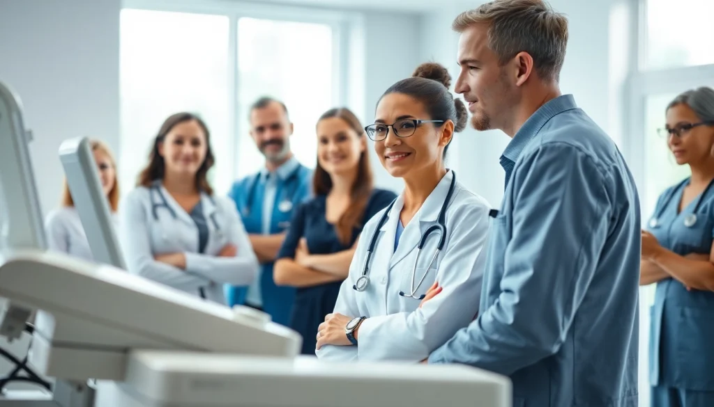 Supportive healthcare interaction featuring medical professionals at https://www.medexdtc.com providing personalized care.