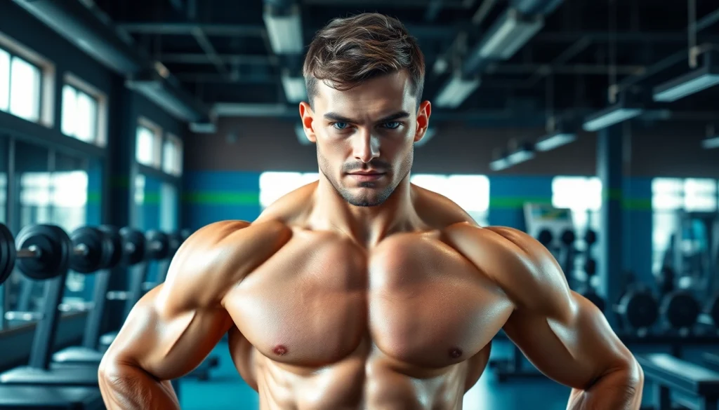 Increase performance and recovery with mk677 in a fitness environment showcasing an athlete.