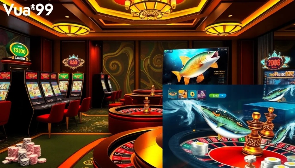 Experience the thrilling world of vua99 with vibrant casino games and dynamic fishing gameplay.
