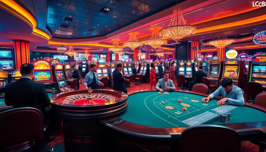 Experience high-stakes excitement at lc881 themed casino tables with professional dealers.