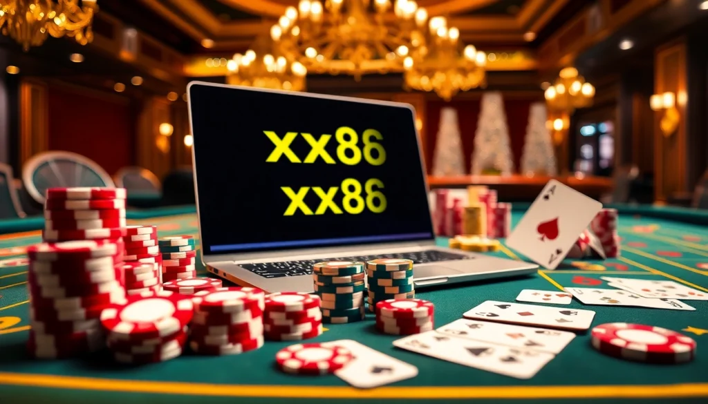 This vibrant casino scene with a gaming table showcases the excitement of winning strategies at https://xx88.cheap/.