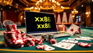 This vibrant casino scene with a gaming table showcases the excitement of winning strategies at https://xx88.cheap/.
