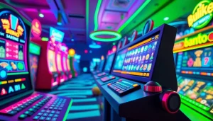 Adegan permainan online yang menarik menampilkan permainan slot Birutoto dengan visual berwarna-warni dan elemen interaktif.