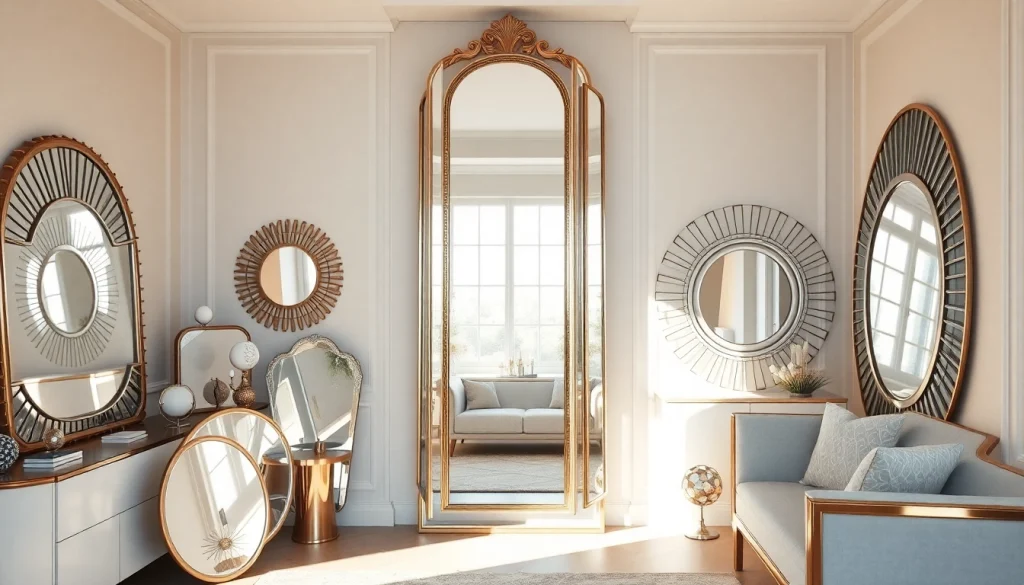 Showcase unique mirrors for sale at https://merithome.co.uk, highlighting design and elegance.