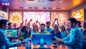The vibrant gaming experience on the F168 platform featuring engaging players and diverse game options, emphasizing ลิงก์ F168 for trusted online gambling.