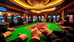 Engaging casino scene highlighting interactive gambling experiences at https://gg88.bz/.