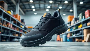 Showcasing Safety Jogger safety shoes Kenya in a professional industrial setting for durability and safety features.