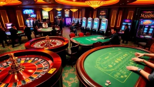 Experience the MAX88 fun as players engage in thrilling casino games and vibrant betting.