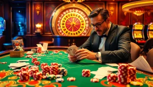 Exciting poker game at a luxury casino featuring vibrant chips and the keyword 11UU.