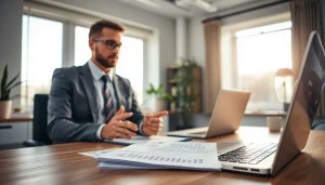 신용카드 현금화 관련 자료를 설명하는 전문가의 모습.