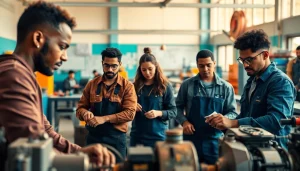 Engage with trade schools in southern California through hands-on training experiences.