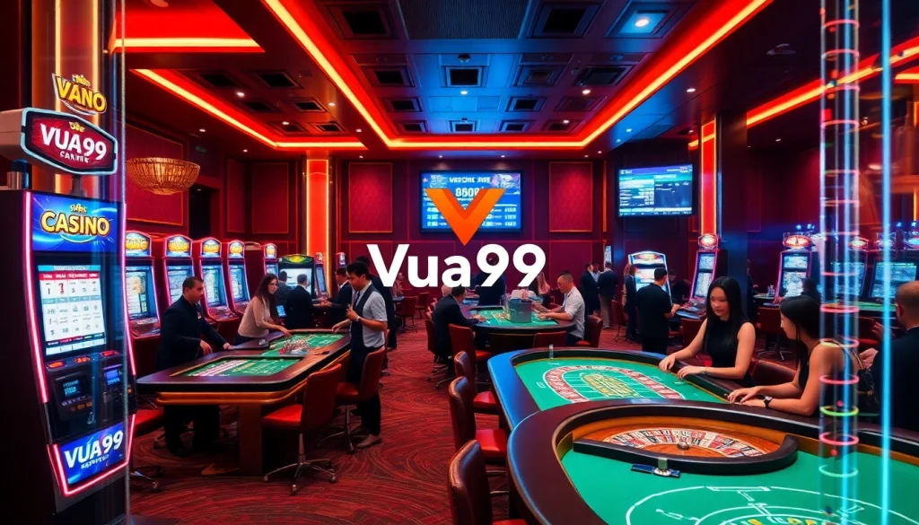 Engage in thrilling casino games at Vua99 with dynamic tables and electrifying gambling experiences.