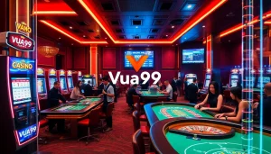 Engage in thrilling casino games at Vua99 with dynamic tables and electrifying gambling experiences.