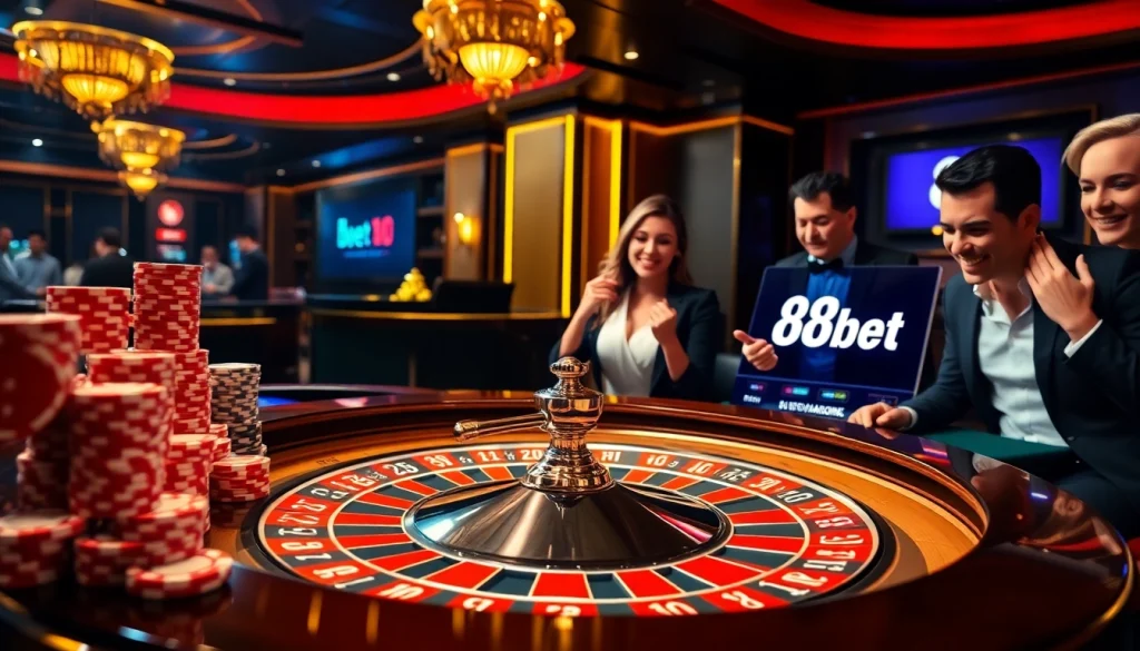 Experience the thrill of gaming at 88bet with vibrant casino action and stunning displays.
