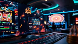 Interactive online casino games at gg888info showcasing vibrant gaming options and a modern interface.