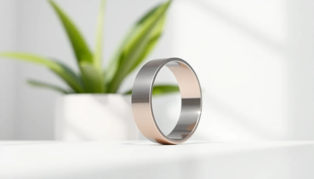 Discover the elegant design of the ringconn smart ring, highlighting its modern features.
