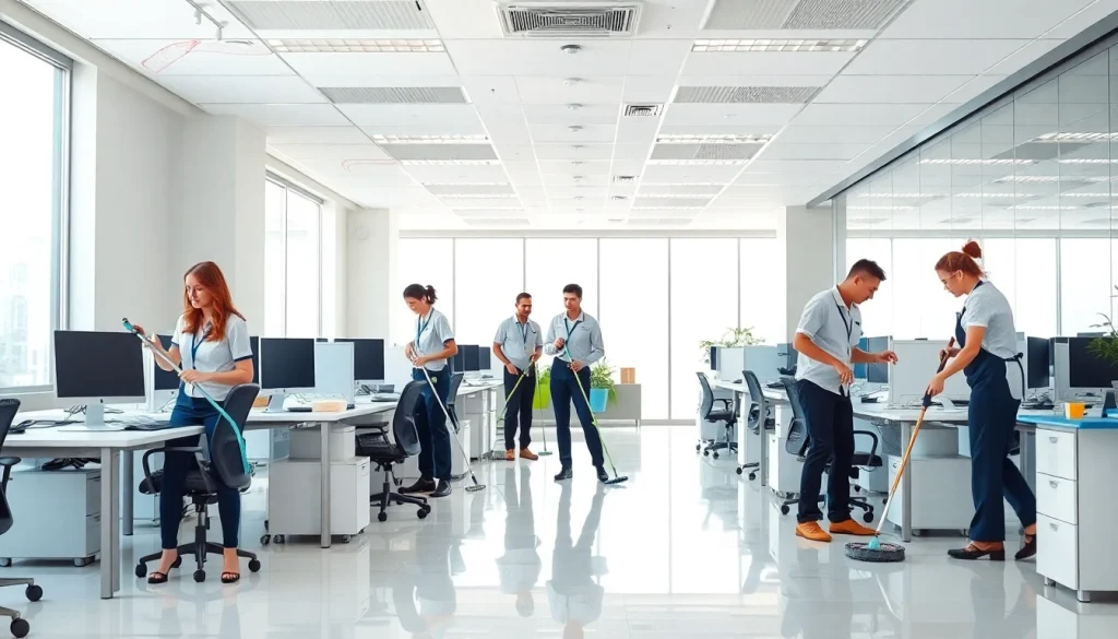 Experience top-tier Office Cleaning Services Dubai with a professional cleaning crew enhancing your workspace.