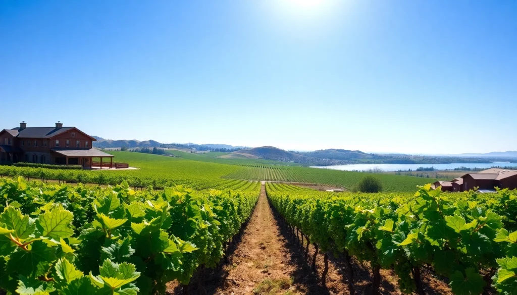 Experience the beauty of Clarksburg CA's vineyards, capturing serene winery landscapes.