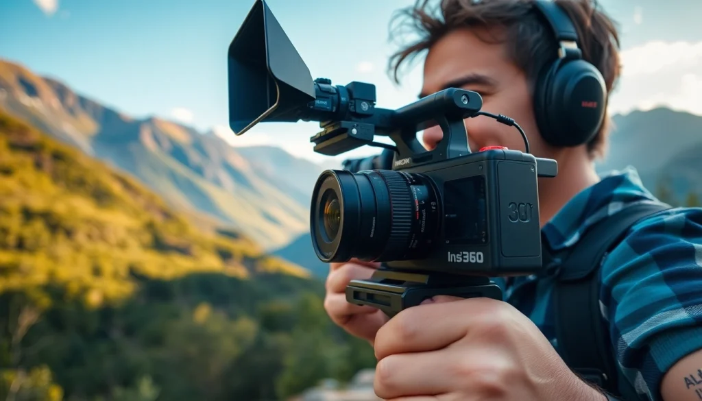 Capture stunning moments with Insta360 action camera in vibrant outdoor settings.