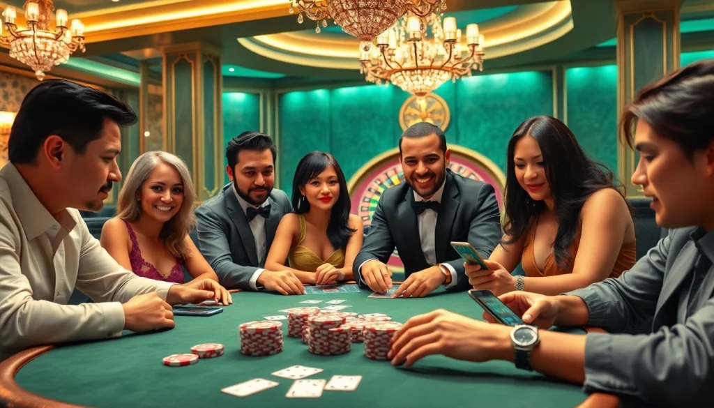 Engage in thrilling gambling vibes with 136bet Download featuring luxury poker gameplay.