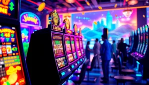 Slot depo 5k: Menampilkan pengalaman bermain slot dengan grafis menarik dan pemain yang terlibat.