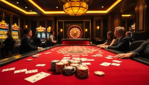 Experience the thrill at JW8's luxurious casino with vibrant games and engaging players.