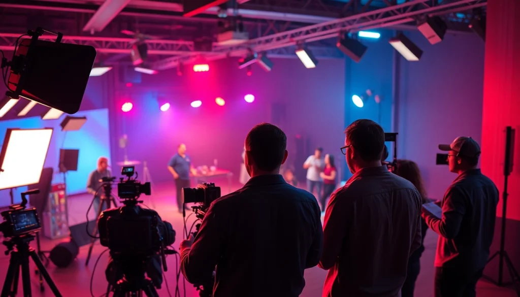 Engaging scene from a Video Production Company Calgary set showcasing creative collaboration.