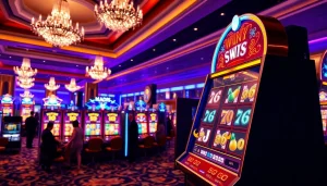 Experience the rush of win88 nổ hũ as players celebrate a jackpot win at a vibrant online casino slot machine.