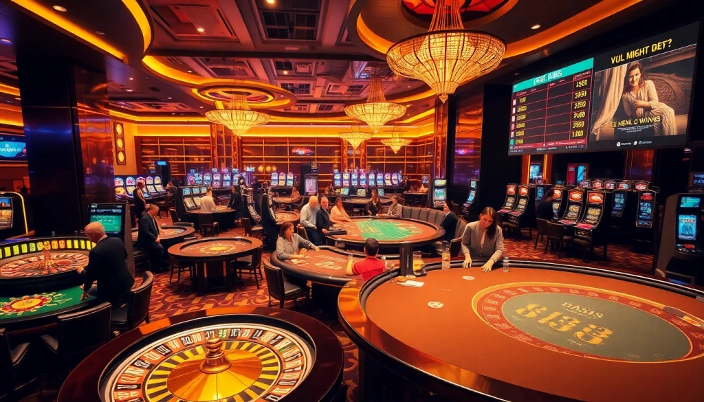 Experience thrilling gameplay at Bk33 casino with vibrant tables and excited players enjoying their bets.