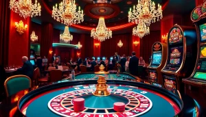 Excited gamblers at the casino with games like roulette and slots at https://www.6l777.vip/ for a thrilling experience.