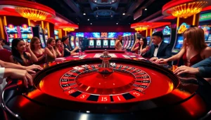 Experience the excitement at https://mm88.agency/ with vibrant casino action featuring roulette and enthusiastic players.