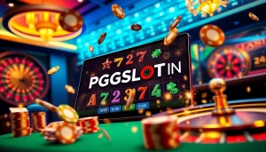 Experience the thrill of slot games at PGSLOT IN with colorful designs and engaging graphics.
