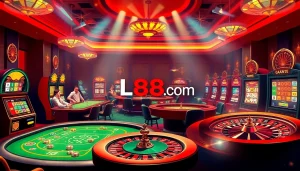 Experience the thrill of gambling at lc88.com with high-stakes poker and exciting slot machines.