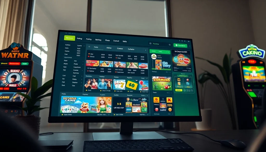 Luckywin.name offers a modern betting interface showcasing exciting games and promotions.