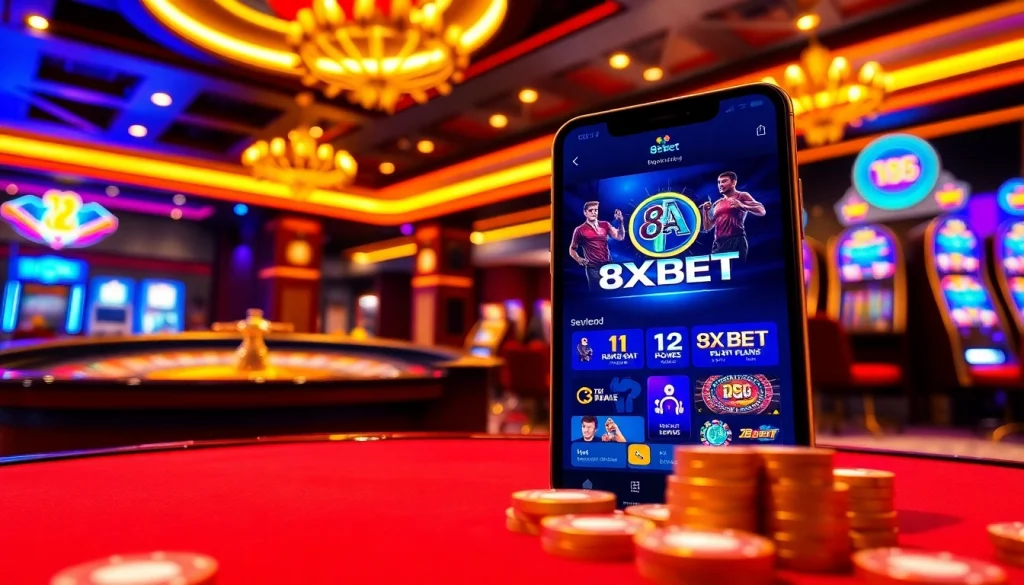 Experience seamless betting by tải app 8xbet, featuring engaging casino visuals and cutting-edge design.