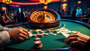 Experience the thrill of online gambling at https://vaoluoitv.it.com with high-stakes poker and roulette action.