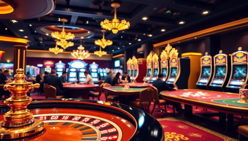 Experience the thrill of casino luckywin with vibrant gaming action and luxurious tables.