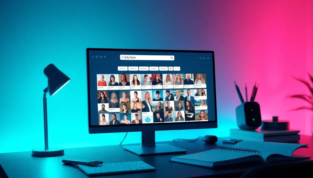 Efficient onlyfans image search interface displayed on a modern digital workspace.
