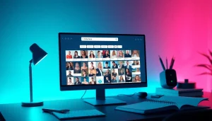 Efficient onlyfans image search interface displayed on a modern digital workspace.