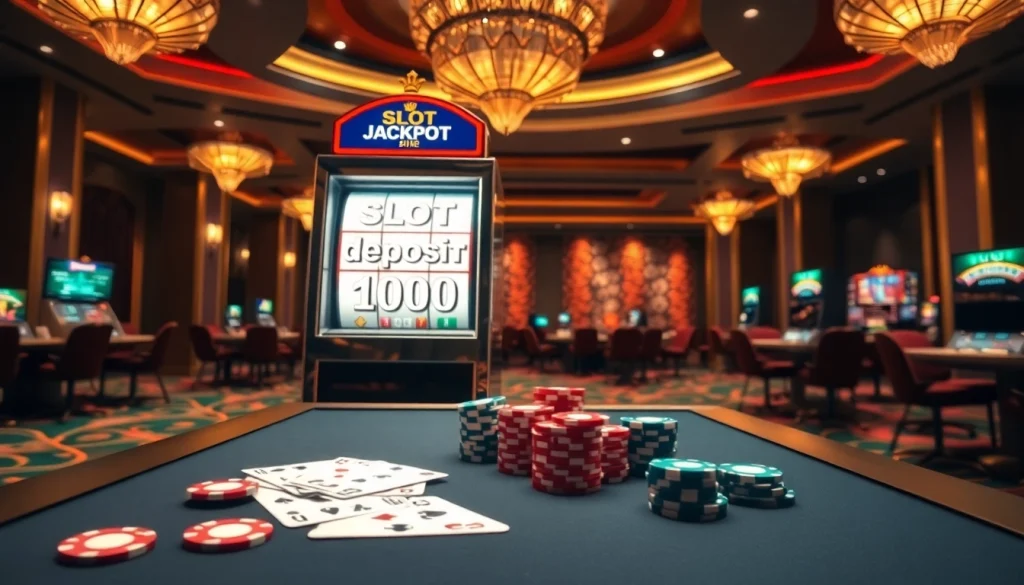Mainkan slot dengan deposit slot 1000 yang minimal dan rasakan jackpot seru di kasino.