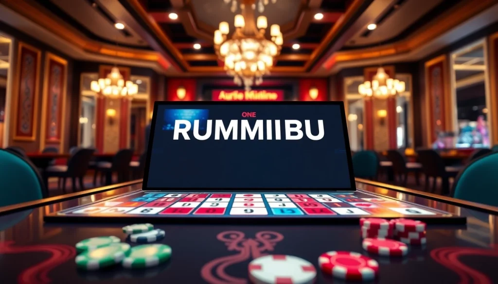 Experience רמיקוב אונליין with thrilling gameplay on a stylish digital table.